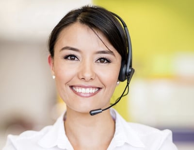 Female Interpreter Smiling - Cropped